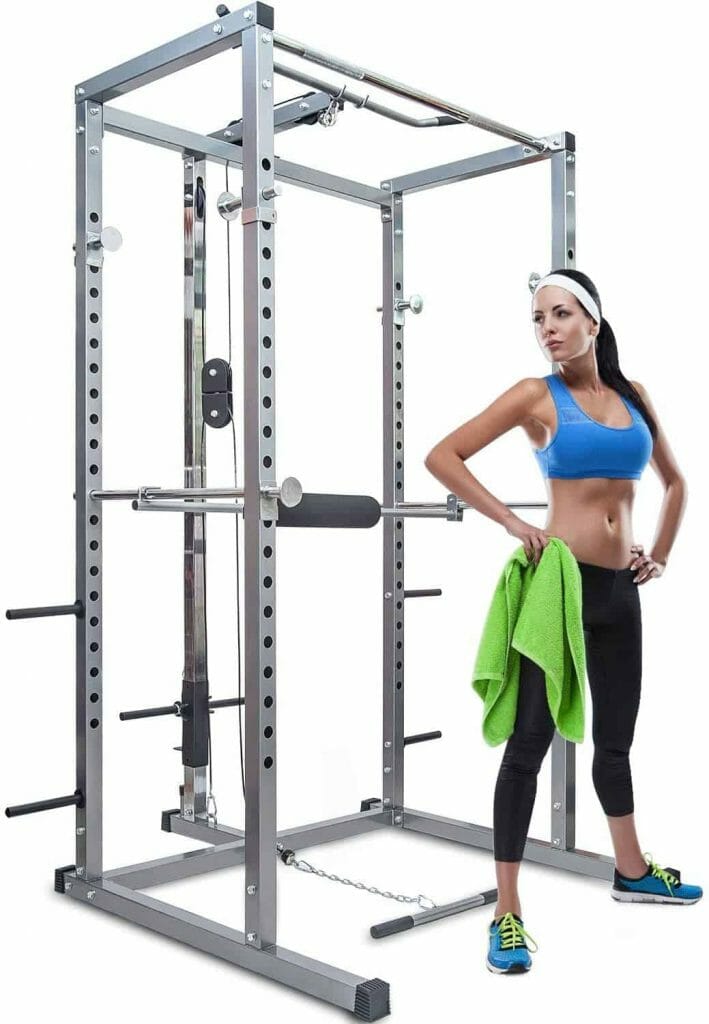 Merax Multi-Functional Olympic Power Squat Rack Cage For Home & Gym (SAK98719) main image 0